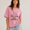 Футболка жіноча "Flamingos"